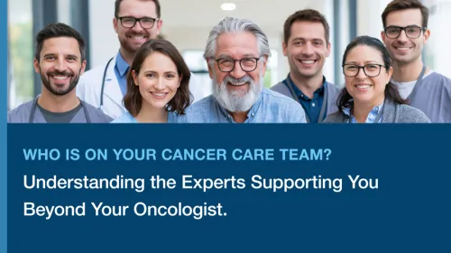 Group of smiling medical professionals standing together.